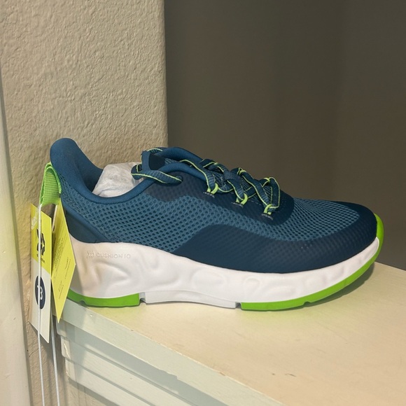 All In Motion Kids Camren Athletic Performance Fashion Sneakers Blue Youth Sz 13 - Picture 2 of 9